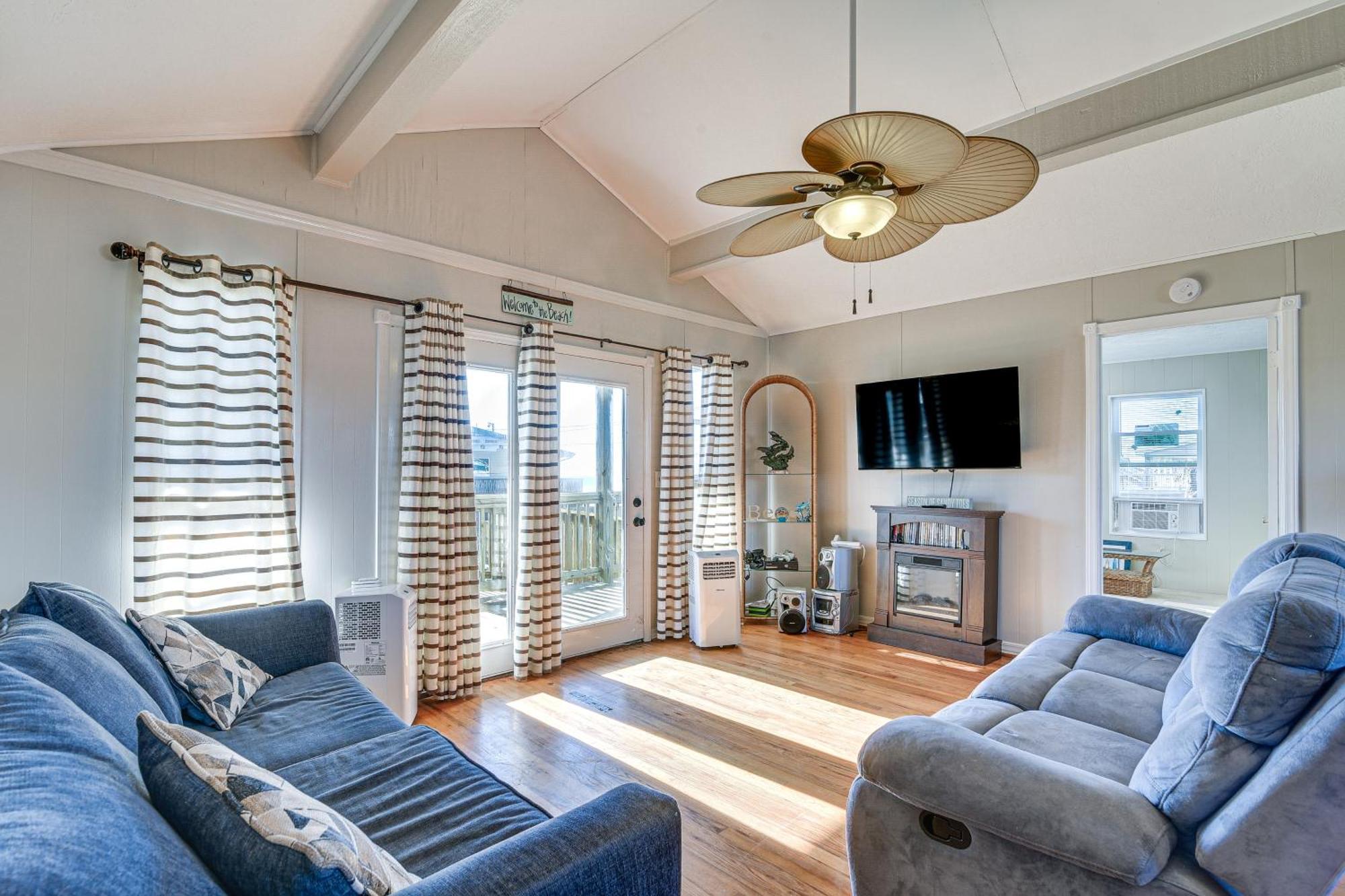 Second-Row Surfside Beach House Newly Renovated! Exteriör bild